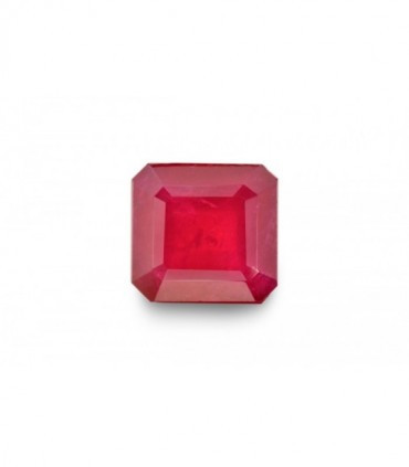 Unheated Natural Ruby Octagon